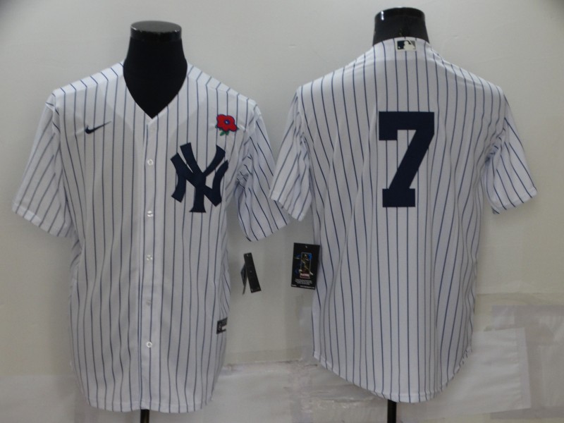 Men's New York Yankees #7 Mickey Mantle White Cool Base Stitched Baseball Jersey Men's New York Yankees #7 Mickey Mantle White Cool Base Stitched Baseball Jersey
